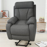 Power Lift Plush Snowflake Velvet Recliner Chair - Omega Lifestyles