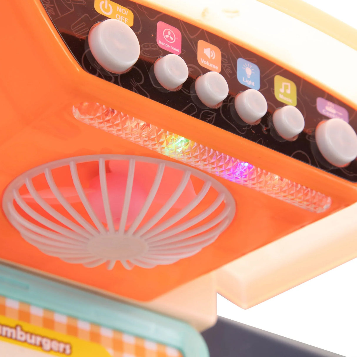 Kids Large Pretend Play Kitchen Set With Lights Sounds - Omega Lifestyles