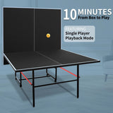 Professional 9ft Foldable Indoor Table Tennis Table Set - Omega Lifestyles