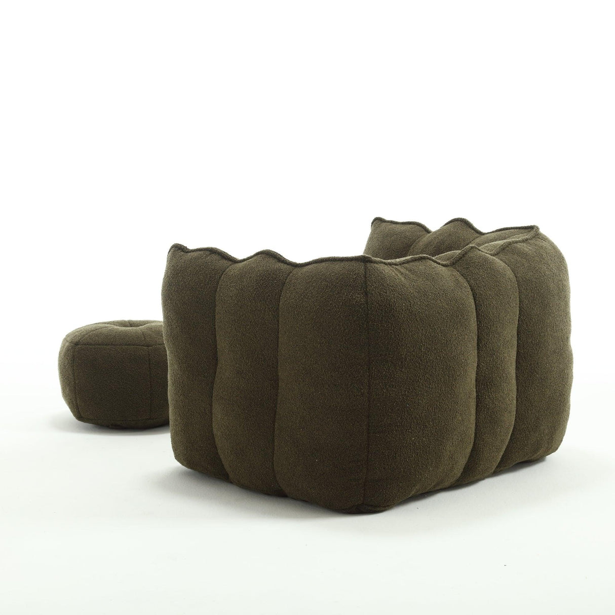 Soft Chenille Bean Bag Chair With High Resilient Foam - Omega Lifestyles