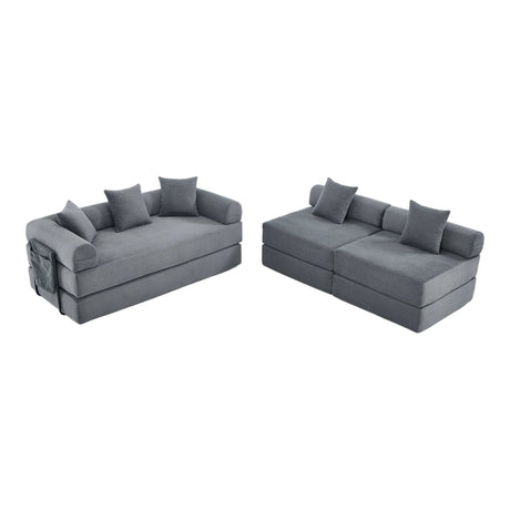 Convertible Corduroy Memory Foam Folding Sofa Bed - Omega Lifestyles