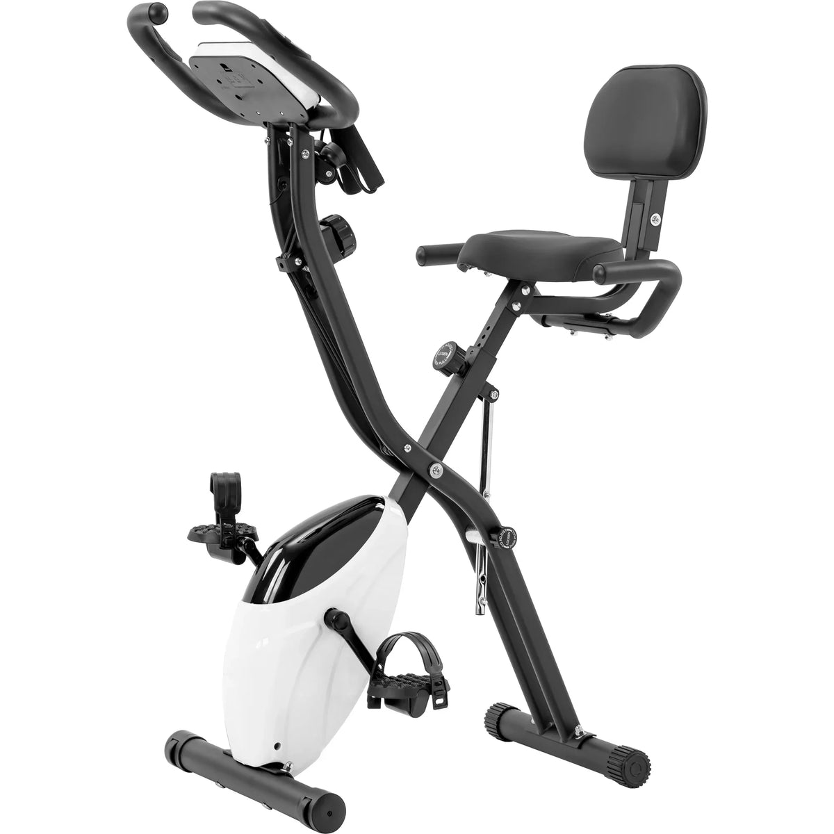 Folding Magnetic Resistance Exercise Bike With LCD Display - Omega Lifestyles