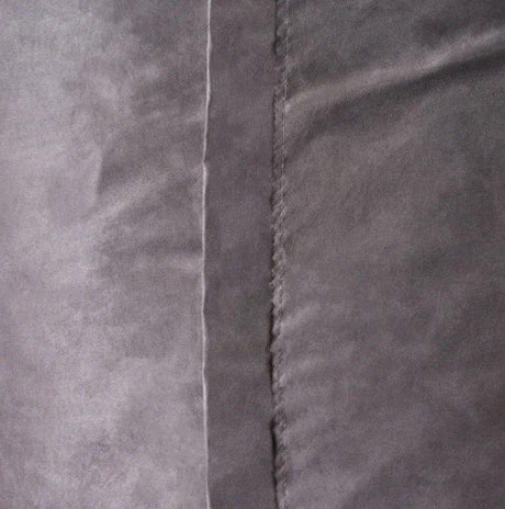 Microfiber Cylindrical Foam-Filled Charcoal Bean Bag Chair - Omega Lifestyles