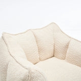 Chenille Bean Bag Chair With Resilient Foam - Omega Lifestyles