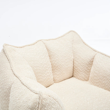 Chenille Bean Bag Chair With Resilient Foam - Omega Lifestyles