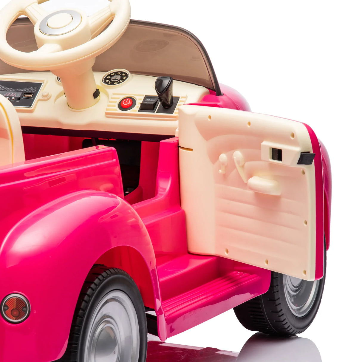 12V Pink Licensed Chevrolet Ride On Truck Car - Omega Lifestyles