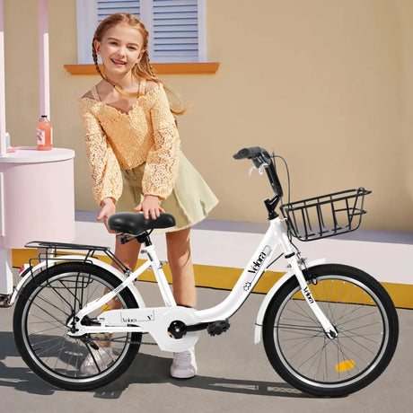 20-Inch Kids Steel Frame Bike With Dual Brakes - Omega Lifestyles