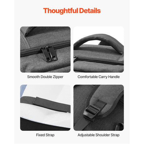 Waterproof Nylon PS5 Backpack Travel Bag With Padded Dividers - Omega Lifestyles