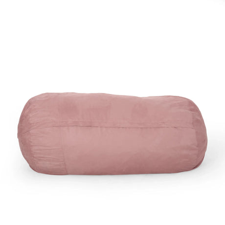 Microfiber Cylindrical Foam Filled 8-Foot Bean Bag Chair - Omega Lifestyles