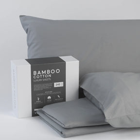 Soft Bamboo Cotton Breathable Twin Long Sheet Set - Omega Lifestyles