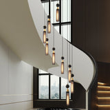 Modern Industrial 9-Light Adjustable Iron Pendant Chandelier - Omega Lifestyles