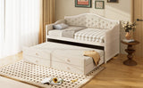 Twin Daybed With Pull-Out Trundle And Storage Drawers - Omega Lifestyles