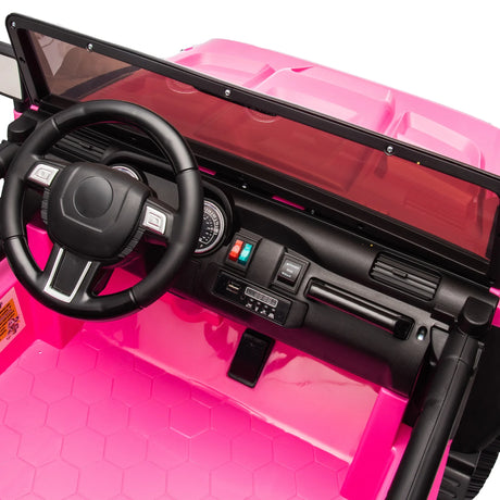 24V Two-Seater Kids Ride On Truck With Bluetooth Remote Control - Omega Lifestyles