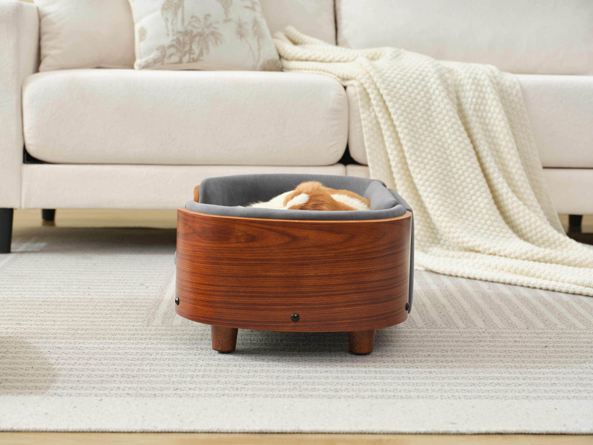 Orthopedic Scandinavian Solid Wood Elevated Dog Bed - Sleep Galleria