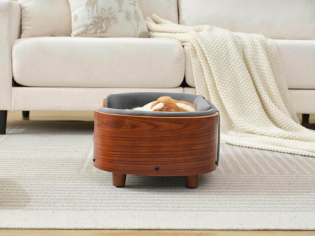 Orthopedic Scandinavian Solid Wood Elevated Dog Bed - Sleep Galleria