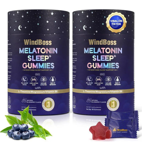 Melatonin Sleep Aid Gummies Natural Relaxation Supplement - Omega Lifestyles