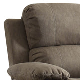 Grey Microfiber Memory Foam Manual Recliner Chair - Omega Lifestyles
