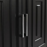 Modern Black Particle Board MDF TV Stand Cabinet - Omega Lifestyles