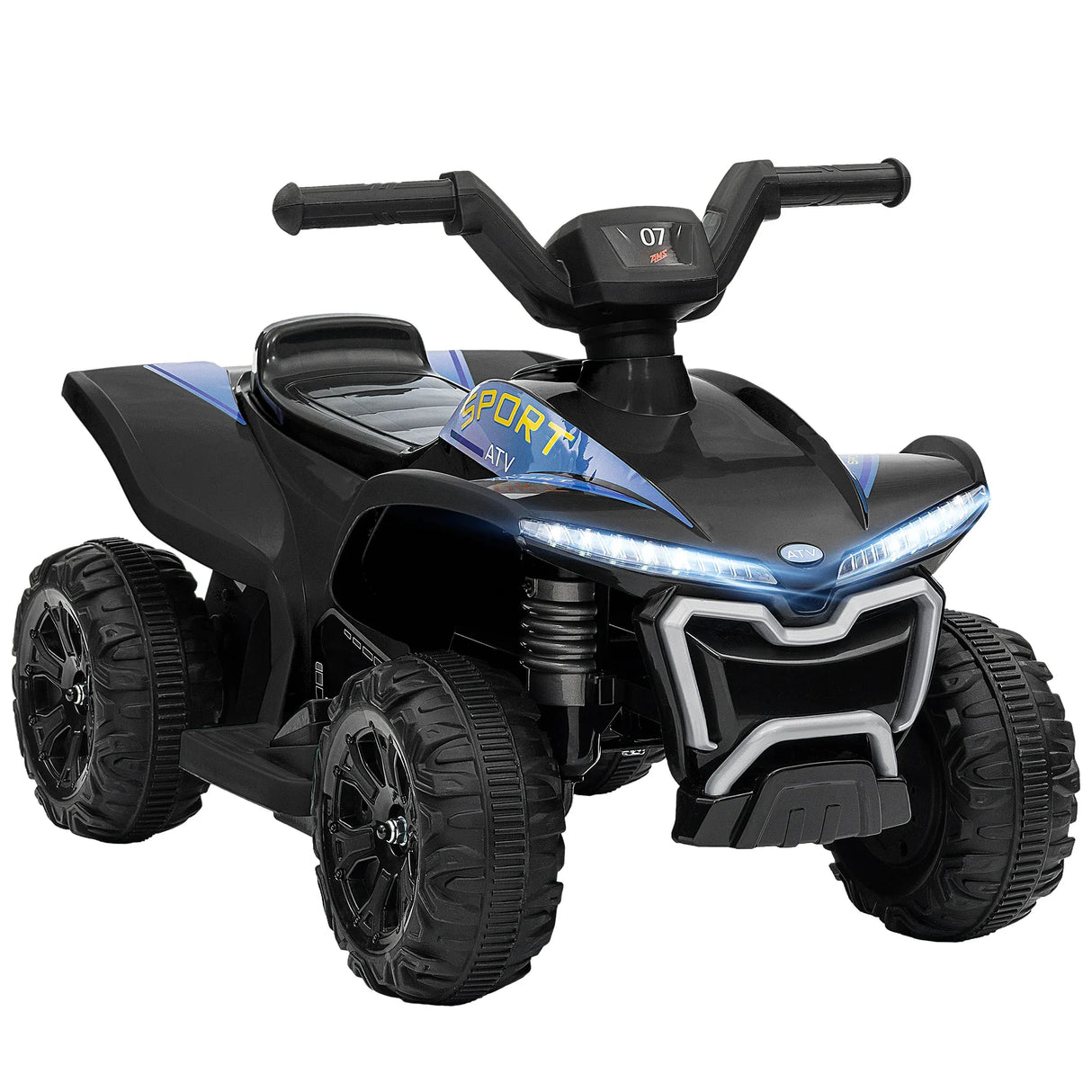 Kids Rechargeable 6V ATV Quad Ride-On Toy With Lights - Omega Lifestyles