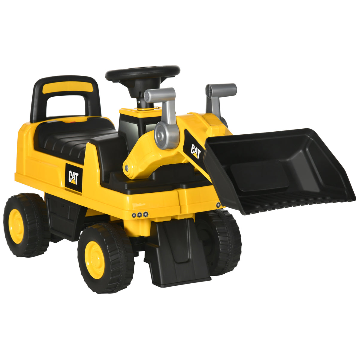 CAT Licensed Ride On Excavator Toy With Manual Shovel