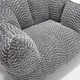 Chenille Bean Bag Chair With Resilient Foam - Omega Lifestyles