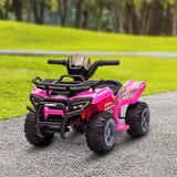 Kids Electric 6V Pink Four Wheeler Ride-On Toy - Omega Lifestyles