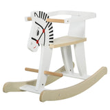 Wooden Toddler Rocking Horse With Safety Rail - Omega Lifestyles
