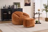 Extra Soft Chenille Memory Foam Bean Bag Chair - Omega Lifestyles