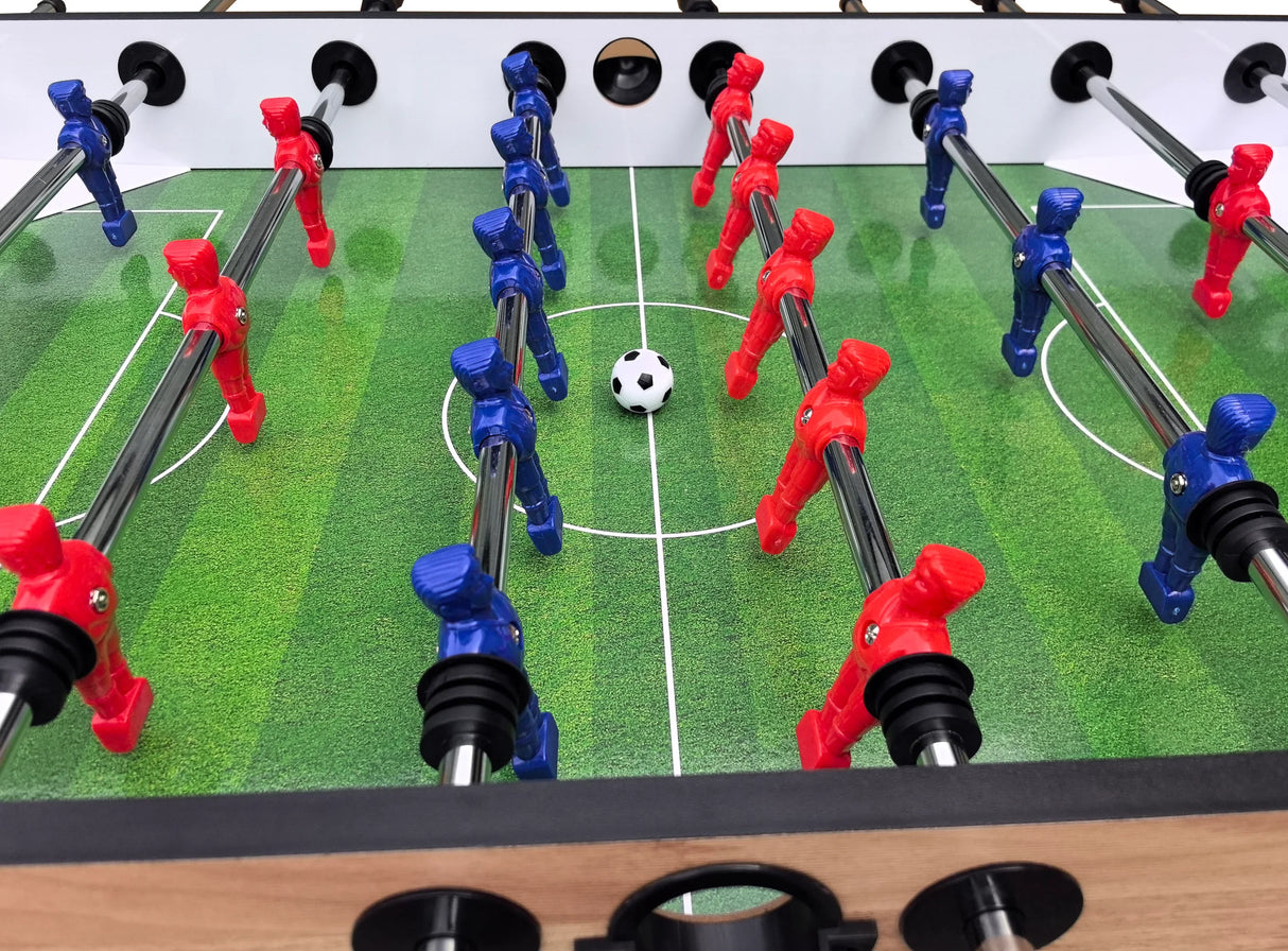5-Foot MDF Steel Foosball Soccer Football Game Table - Omega Lifestyles