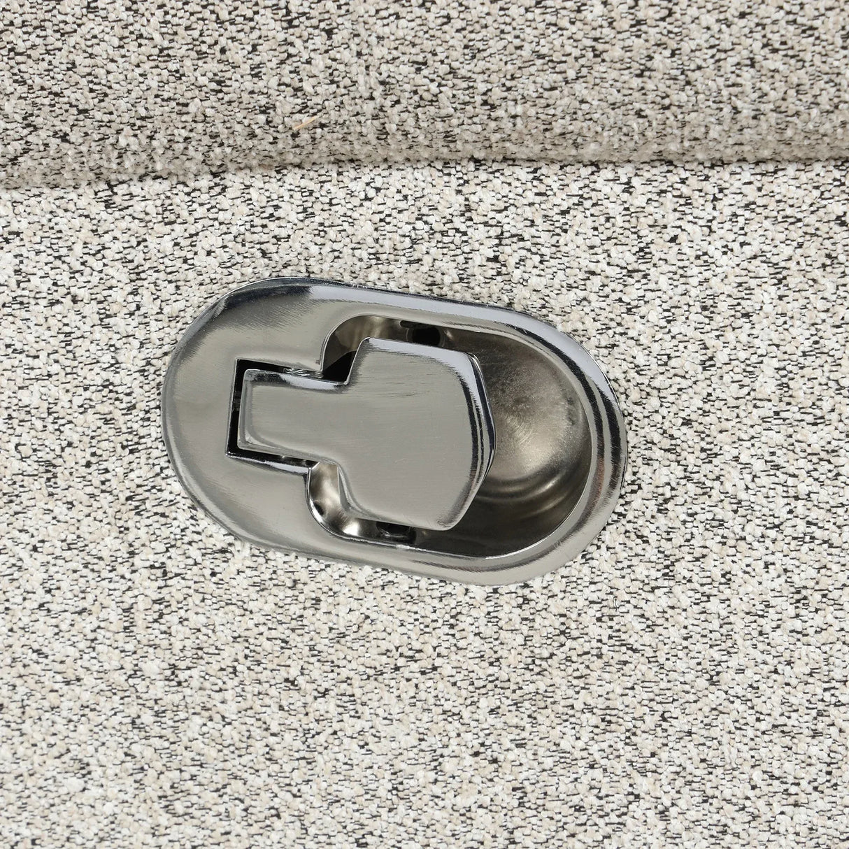 Contemporary Light Gray Fabric Manual Glider Recliner - Omega Lifestyles