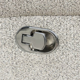 Contemporary Light Gray Fabric Manual Glider Recliner - Omega Lifestyles