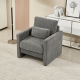 Mid-Century Modern Chenille Upholstered Accent Chair - Omega Lifestyles