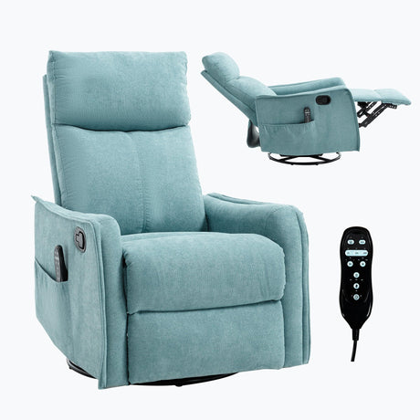 Heat Massage Medium-Firm Manual Recliner Chair - Omega Lifestyles