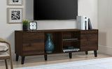 Mid Century Retro Particle Board TV Stand Console - Omega Lifestyles