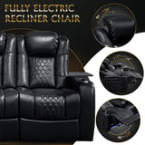 Ultra-Plush Top-Grain Nappa Leather Power Recliner - Omega Lifestyles
