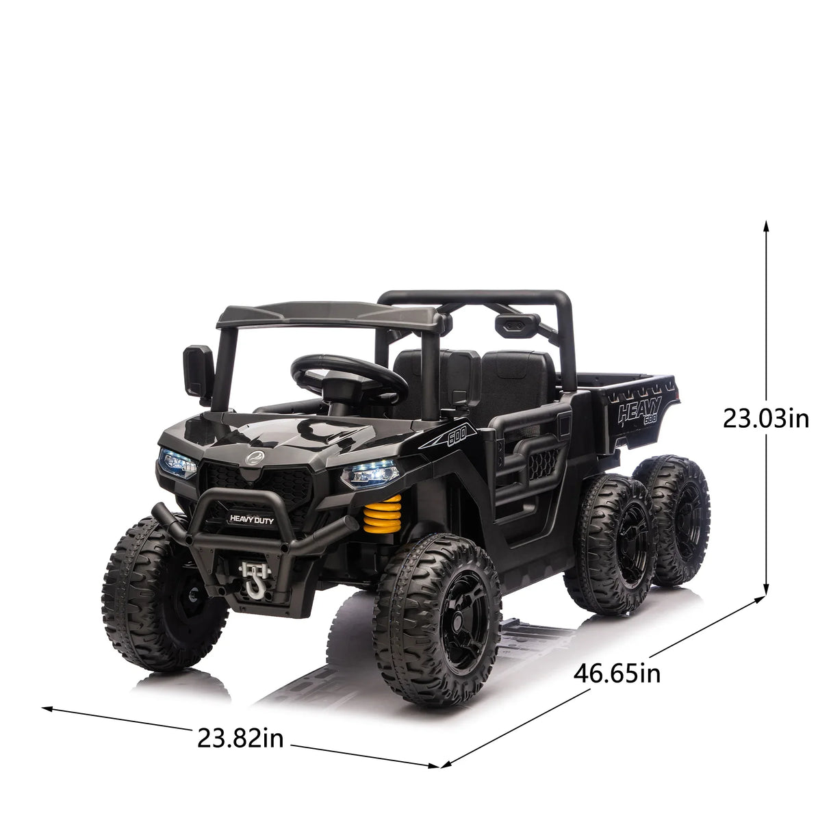 Kids 24V 4WD Six-Wheel Electric Remote Control Truck - Omega Lifestyles