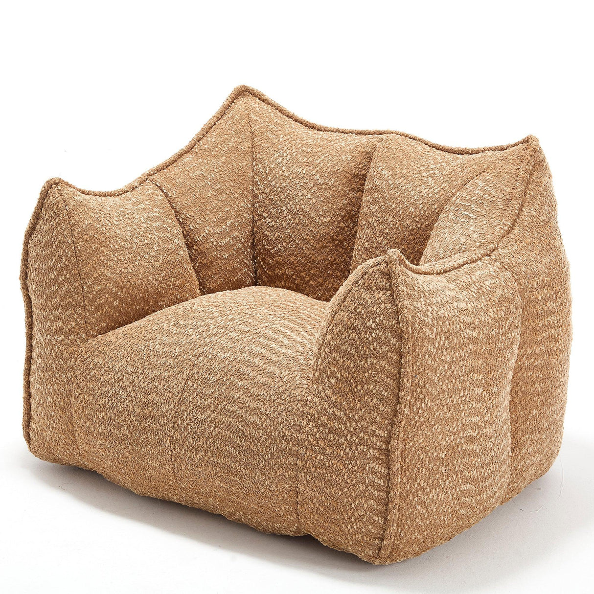 Chenille Bean Bag Chair Soft Foam Living Room Seating - Omega Lifestyles
