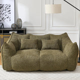 Dual Chenille Bean Bag Chair With High Resilience Foam Core - Omega Lifestyles