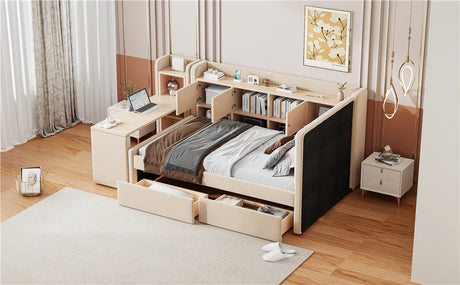 Twin Velvet Upholstered Daybed With Storage Drawers - Omega Lifestyles