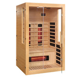 2 to 3 Person Hemlock Wood Low EMF Far Infrared Sauna - Omega Lifestyles