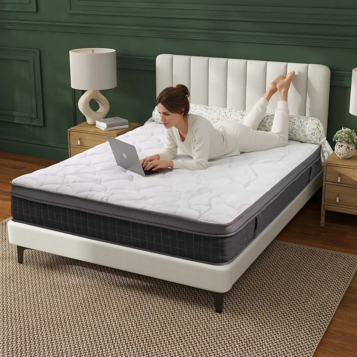 Medium 10-Inch Cooling Gel Memory Foam Queen Mattress - Omega Lifestyles