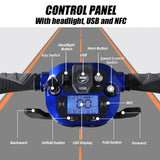 Foldable Compact Lightweight 4-Wheel Electric Mobility Scooter - Omega Lifestyles