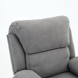 Medium-Firm Corduroy Remote-Controlled Heating Massage Recliner - Omega Lifestyles