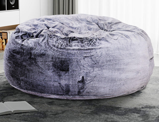 Modern Soft Memory Foam Round Bean Bag Chair - Omega Lifestyles