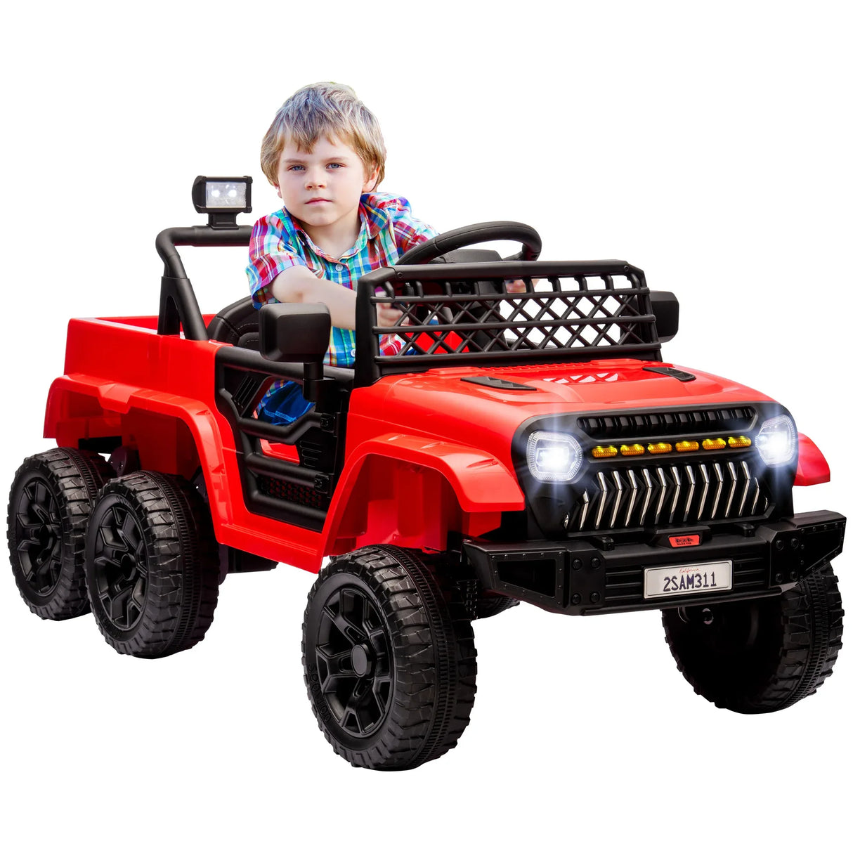 12V 4x4 Kids Electric Ride-On Truck With Remote Control - Omega Lifestyles