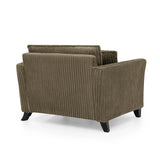 Corduroy Ergonomic Back Support Lazyman Sofa Chair - Omega Lifestyles