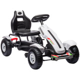 Kids Pedal Go Kart With Adjustable Seat Handbrake - Omega Lifestyles