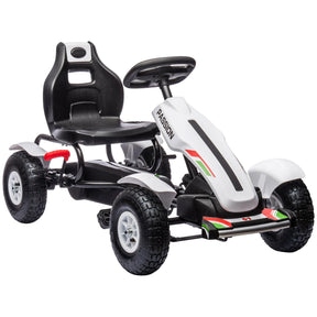 Kids Pedal Go Kart With Adjustable Seat Handbrake - Omega Lifestyles
