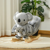 Kids Koala Ride-On Rocking Horse With Realistic Sounds - Omega Lifestyles
