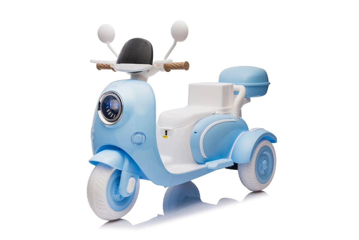 12V Dual Motor 3-Wheel Kids Electric Motorcycle - Omega Lifestyles